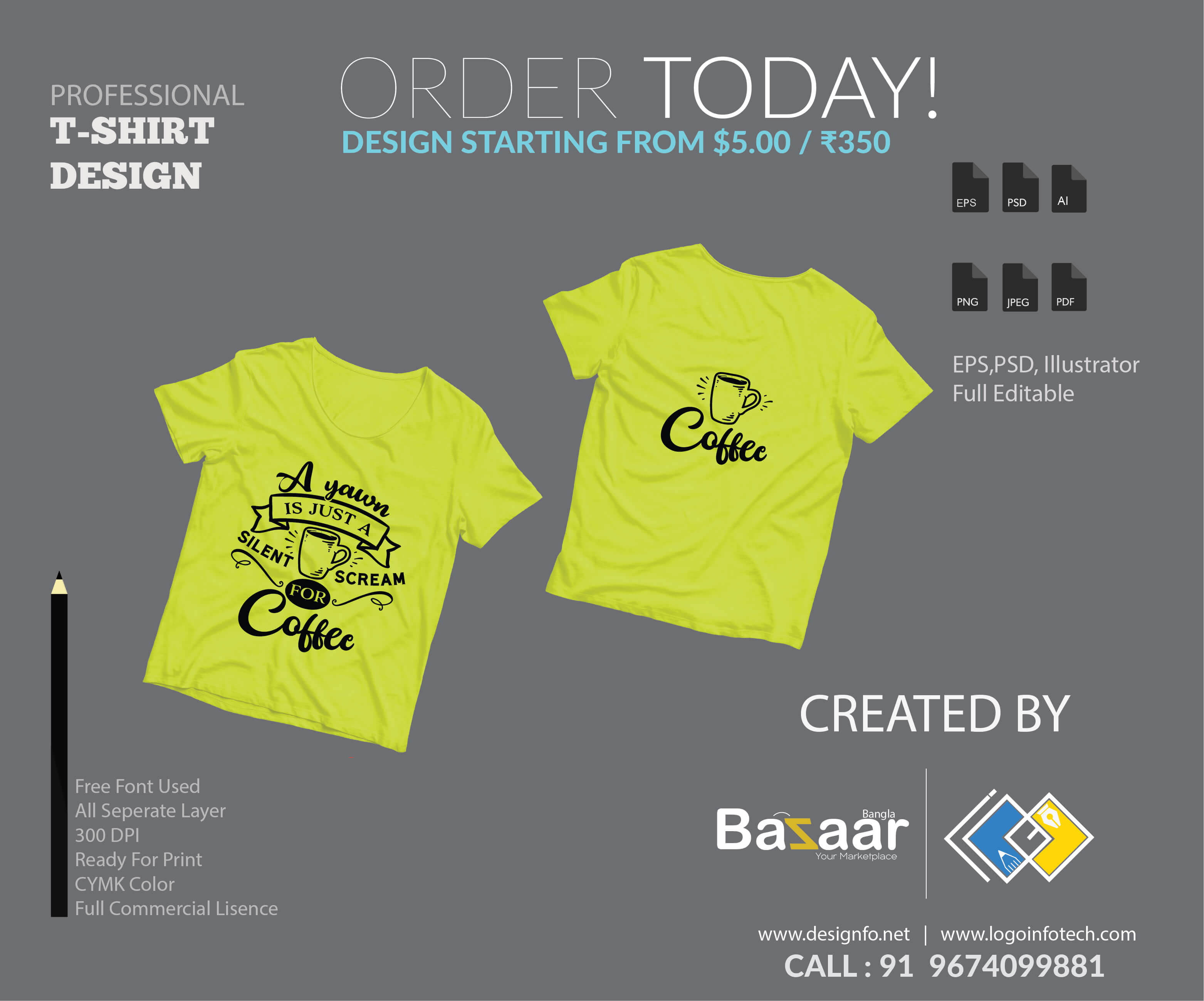 T-Shirt Design Service, T-Shirt & Apparel Design Services, Custom T Shirts