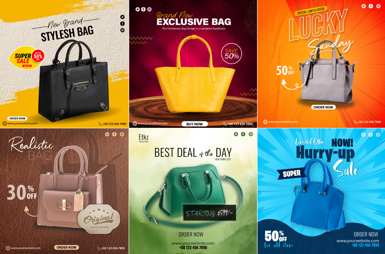 Cute Shopping Bag Banner. Colorful Shopping Bags with Different Design  Board. Paper Bags with Space for Text Stock Vector - Illustration of color,  fashion: 81851829